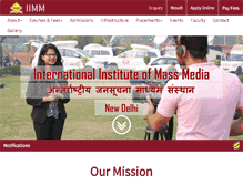 Tablet Screenshot of iimmdelhi.com